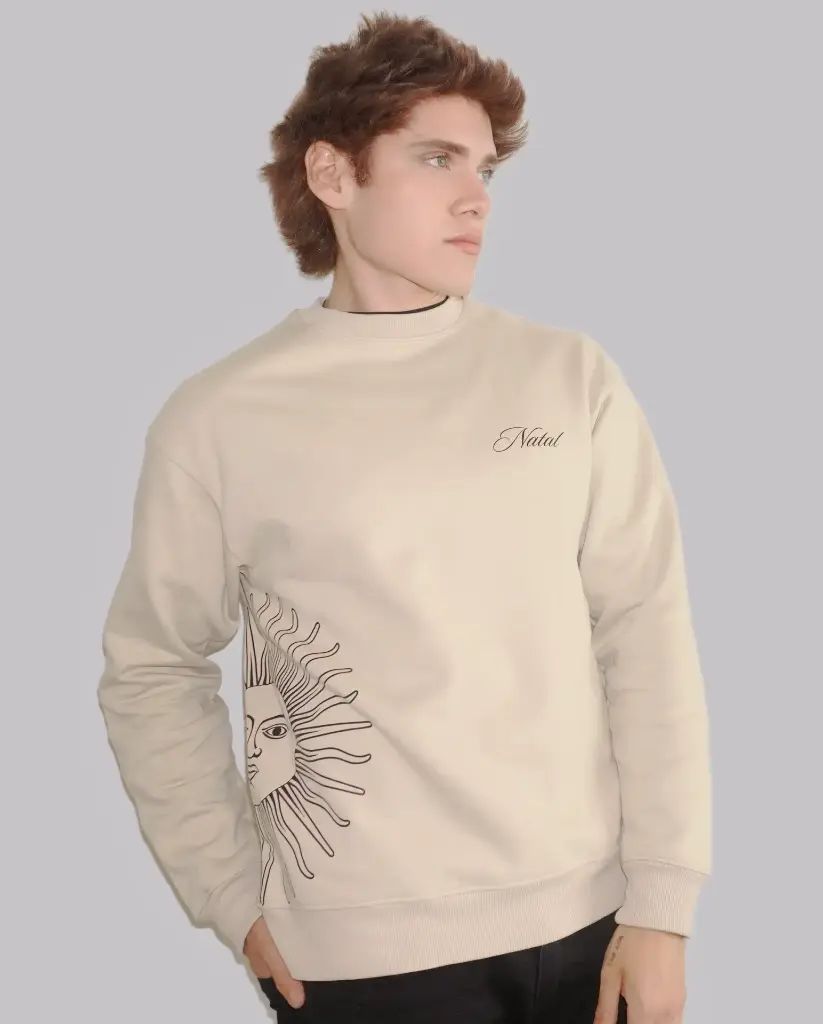 [2hc68h0h4k] Sudadera Sol (Estampado lateral) (S)